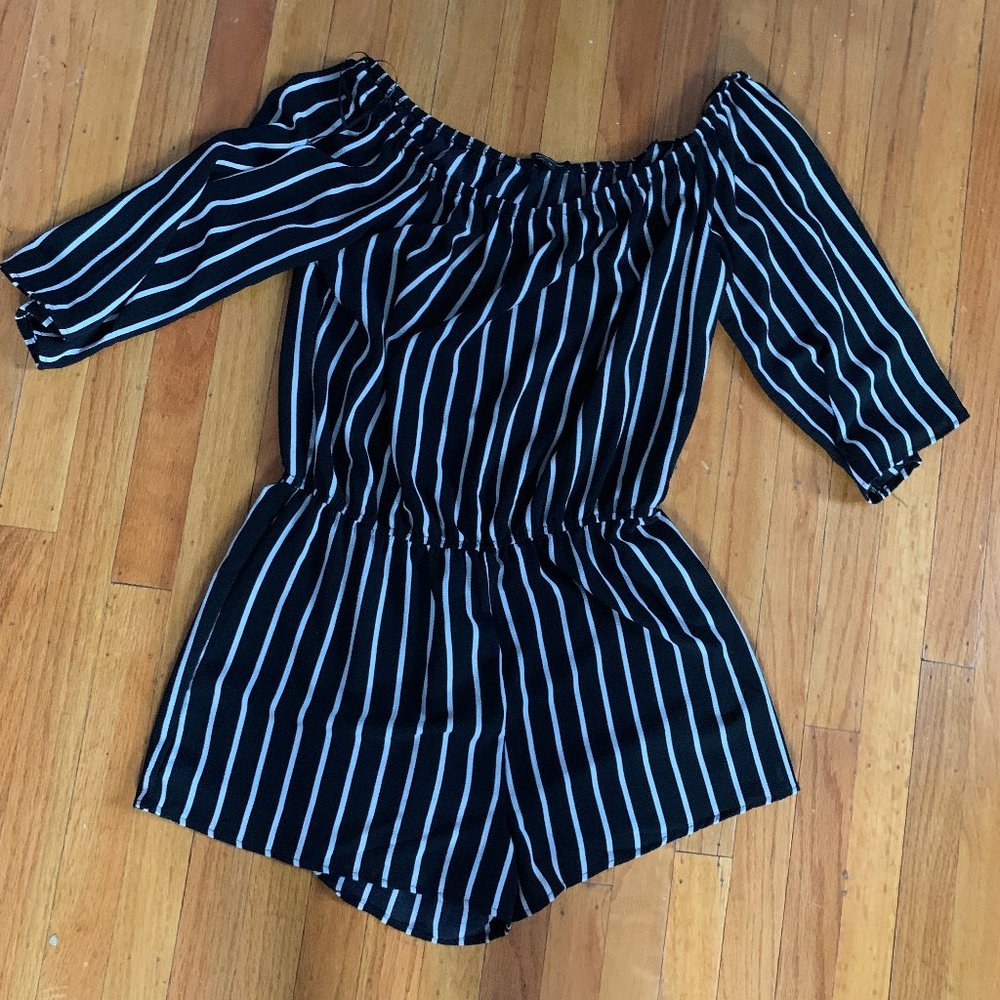 Off-the-Shoulder Romper